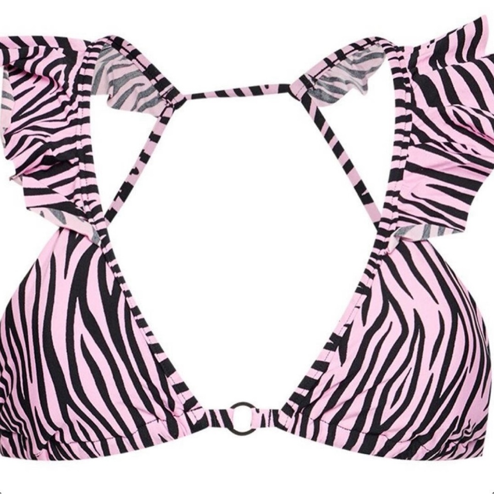 Maaji bikini top, size xs, pink zebra